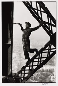 Marc Riboud. The Painter of the Eiffel Tower, Paris. 1953; printed 1980s.