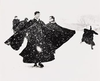 Mario Giacomelli. Pretini [young priests], nr. 72. 1962-63; printed 1980s.