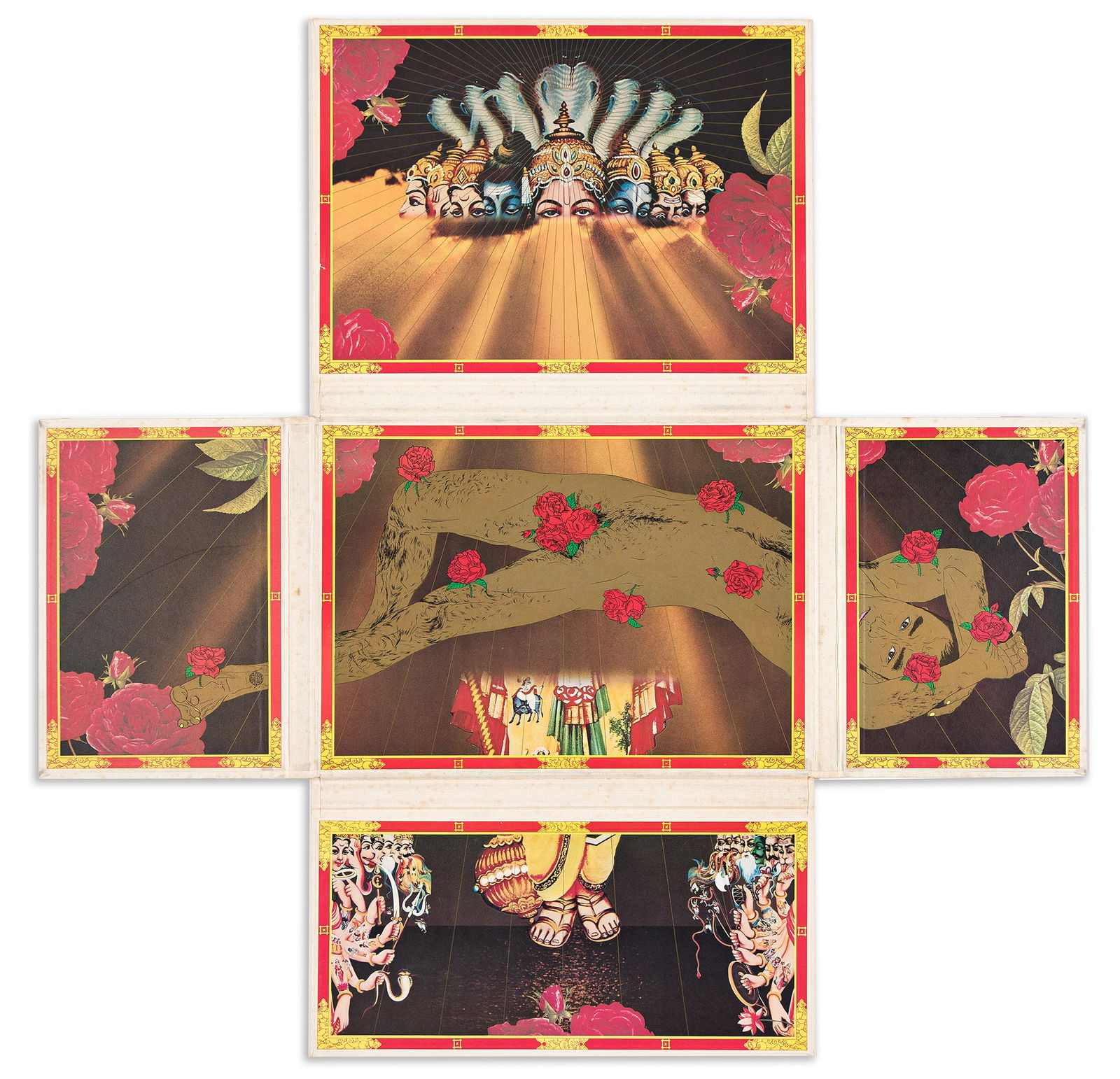 Eikoh Hosoe. Ba-Ra-Kei Shinshuban [Ordeal by Roses Re-edited]. 1971.: Eikoh Hosoe1933-2024Ba-Ra-Kei Shinshuban [Ordeal by Roses Re-edited]. 1971.Preface by Yukio Mishima. Design and illustrations by Tadanori Yokoo. Elegantly illustrated with full-page gravure reproducti