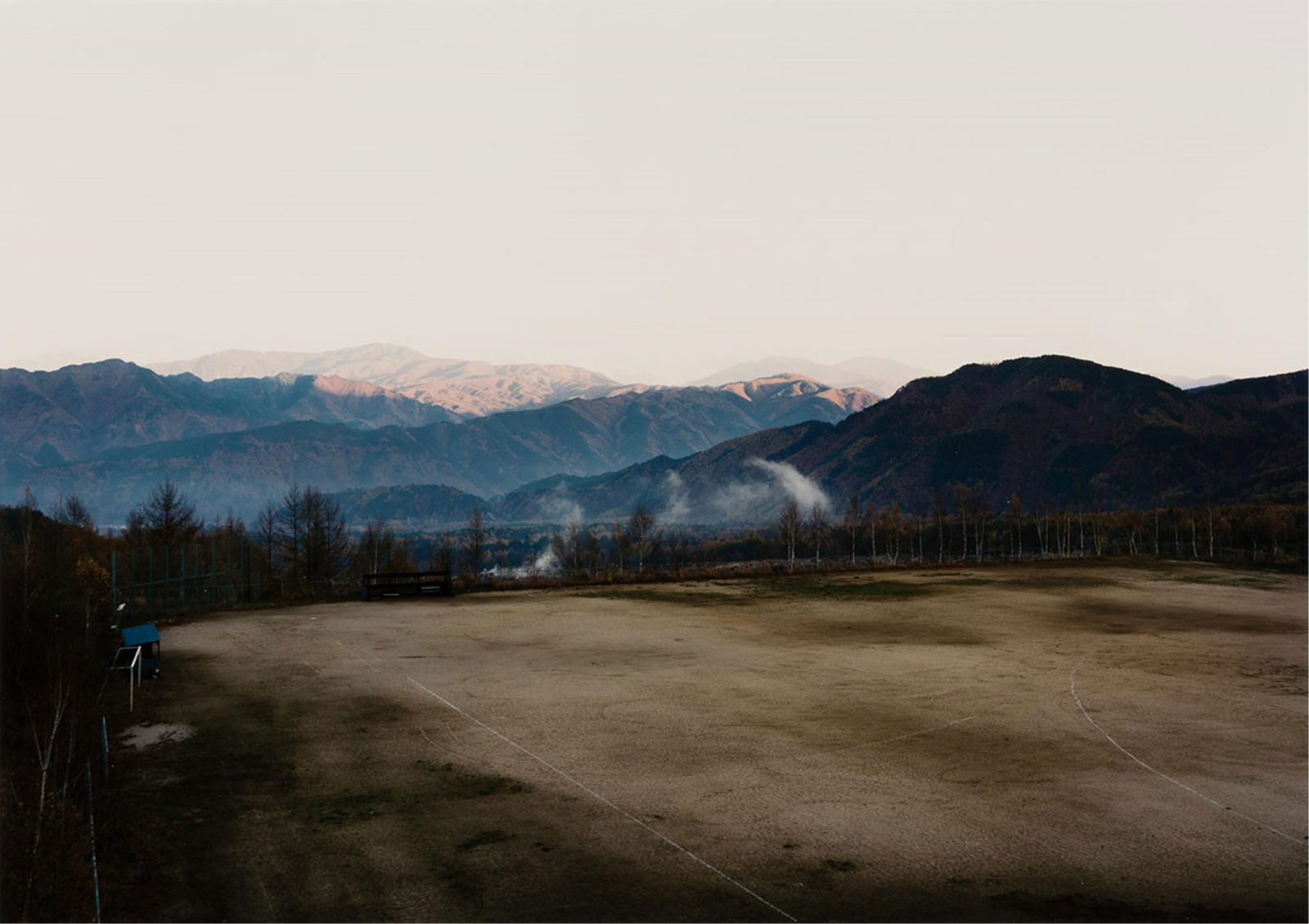 Thomas Struth. Sonnenaufgang in den Bergen bei Kiso-Fukushima, Japan. 1987; printed 1994.: Thomas Struth1954-Sonnenaufgang in den Bergen bei Kiso-Fukushima, Japan. 1987; printed 1994.Chromogenic printWith Struth's signature, negative and print dates, and edition notation 22/25 in pencil on