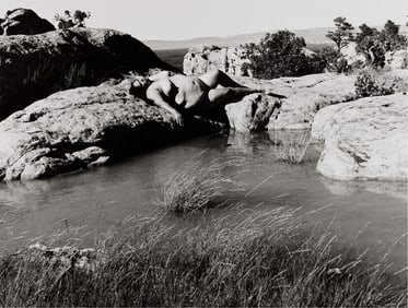 Laura Aguilar. Nature Self-Portrait #6. 1996.