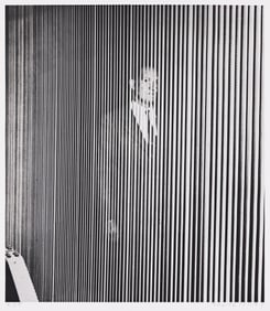 John Baldessari. Figure (with Vertical Lines), from the Printed Matter Photography Portfolio III: