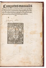 Magister Anianus. Compotus Manualis. Paris: Nicolas de la Barre, 1526.