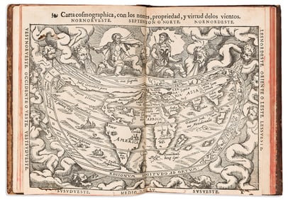 Petrus Apianus. La Cosmographia. Antwerp: Impresso por Juan Withagio, 1575.