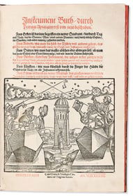 Petrus Apianus. Instrument Buch-durch Petrum Apianum erst von New Beschriben. Ingolstadt: Petrus