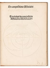 Mashallah ibn Athari. Tractatus de Compositione Astrolabii Messehalath, A Section from a Larger