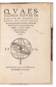 Hartmann Beyer. Quaestiones Novae in Libellum de Sphaera. Wittenberg: Ex officina haeredum Petri