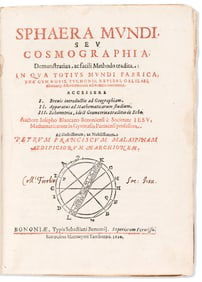 Giuseppe Biancani. Sphaera Mundi, seu Cosmographia, Demonstrativa, ac Facili Methodo Tradita.