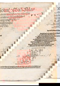 Giovanni Bianchini. Tabule. Venice: Lucantonio Giunta, 1526.