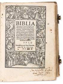 Bible in Latin. Old and New Testament. Biblia Sacra. Nuremberg: Joan. Petreium, 1527.