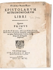 Tycho Brahe. Epistolarum Astronomicarum. Uraniborg: Cum Caesaris et Regum Quorundam Privilegus [for