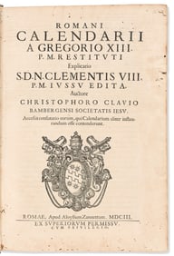 Christopher Clavius. Romani Calendarii a Gregorio XIII. P.M. Restituti. Rome: Apud Aloysium