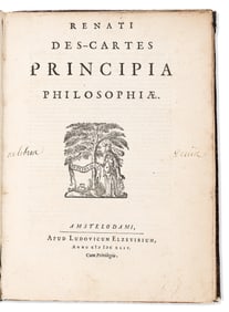 RenÈ Descartes. Principia Philosophiae. Amsterdam: Apud Ludovicum Elzevirium, 1644.