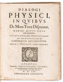 HonorÈ Fabri. Dialogi Physici, in quibus de Motu Terrae Disputatur. Lyon: Sumptibus