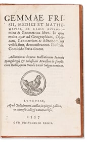 Gemma Frisius. De Radio Astronomico & Geometrico Liber. Paris: Apud Guilelmum Cavellat, 1557.