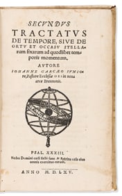 Johannes Garcaeus. Secundus [-Tertius] Tractatus. Wittenberg: Excudebat Iohannes Crato, 1565.