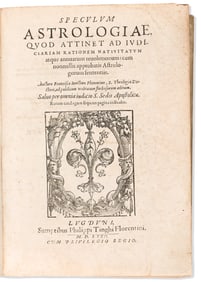 Francesco Giuntini. Speculum Astrologiae. Lyon: Sumptibus Philippi Tinghi, 1575.