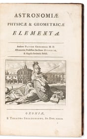 David Gregory. Astronomiae Physicae & Geometricae Elementa. Oxford: E Theatro Sheldoniano, 1702.
