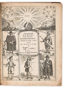 George Hartgill. Astronomical Tables. London: Printed for the Company of Stationers, 1656.
