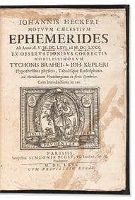 Johann Hecker. Motuum Caelestium Ephemerides. Paris: Sumptibus Simeonis Piget, 1666.