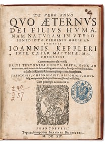 Johannes Kepler. De Vero Anno quo Aeternus Dei Filius Humanam Naturam in Utero Benedictae Virginis