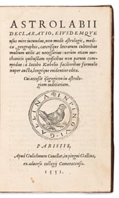Jacob Koebel. Astrolabii Declaratio. Paris: Gulielmus Cavellat, 1551.