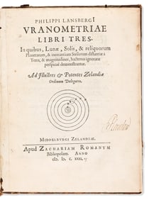 Philippe van Lansberge. Uranometriae Libri Tres. Middelburg, Zeeland: Zachariam Romanum, 1631.