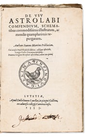 Juan MartÌn PoblaciÛn. De Usu Astrolabi Compendium. Paris: Apud Gulielmum Cavellat, 1553.