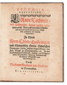 Nicolaus Reimers [aka Reimarus Ursus]. Geodaesia Ranzoviana. Leipzig: Defner, 1583.