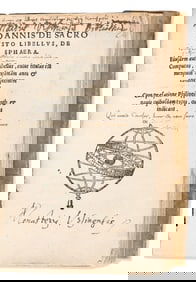 Johannes de Sacrobosco. Libellus de Sphaera, with Extensive Contemporary Marginalia. Wittenberg: