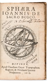 Johannes de Sacrobosco. Sphaera. Dijon: Apud Claudium Guyot Typographum Regium & Nicolaum Spirainx