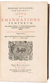 Joseph Justus Scaliger. Opus de Emendatione Temporum. Geneva: Typis Roverianis, 1629.