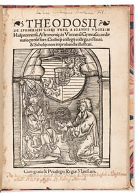 Theodosius of Bithynia (1st century BCE) Joannes Vogelin, trans. De Sphaericis Libri Tres. Venice: