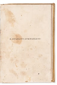Giovanni Aurelio Augurello. [Poemata: Iambicus. Sermonum. Carminum. Iambicus super Additus.] Venice: