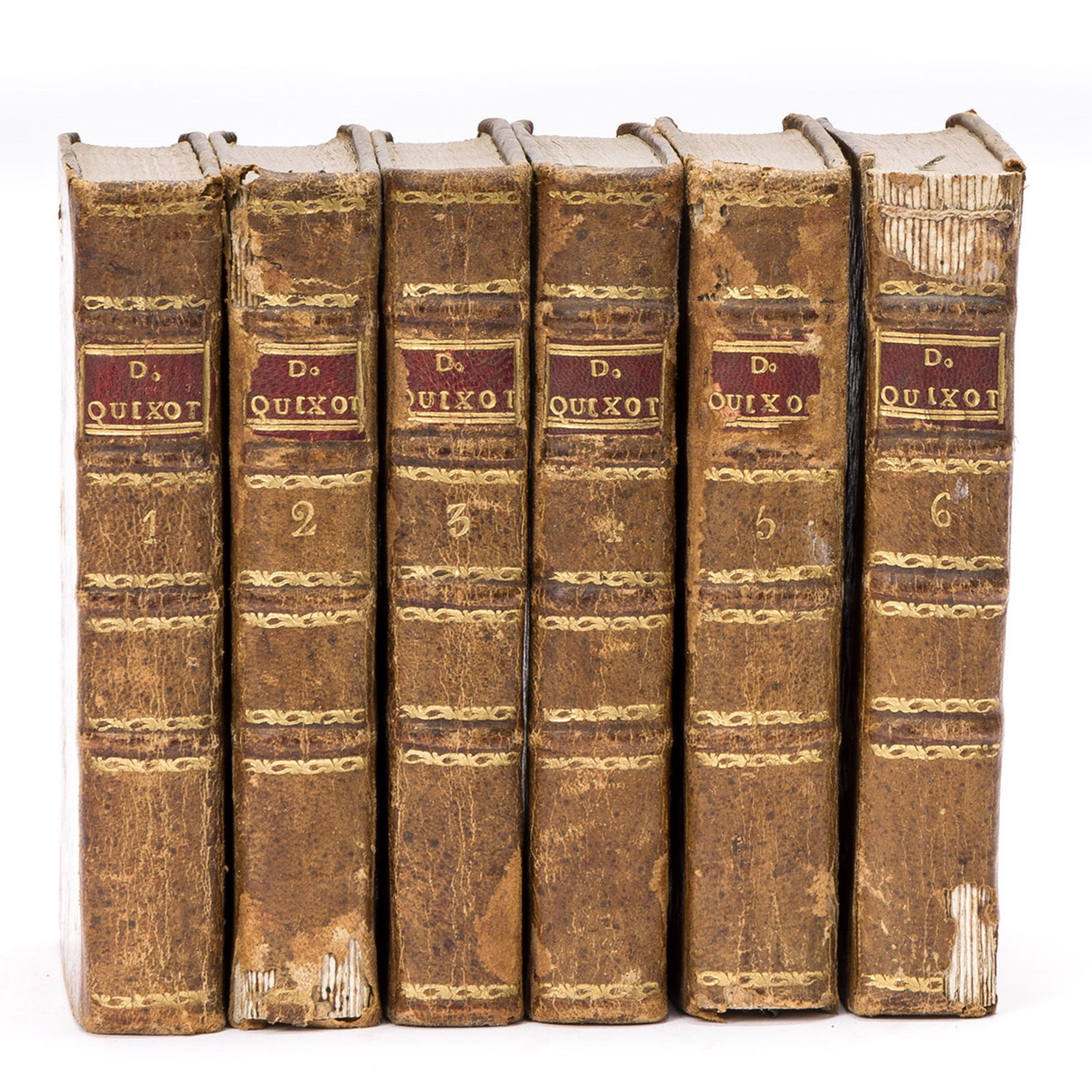 Miguel de Cervantes. [Don Quixote in Portuguese, First Edition.] O Engenhoso Fidalgo Don Quixote de (1 of 1)