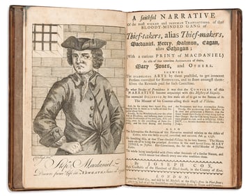 Joseph Cox. A Faithful Narrative of the Most Wicked and Inhuman Transactions of that Bloody-Minded