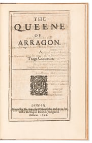 Habington, William. The Queene of Arragon. A Tragi-Comedie.
