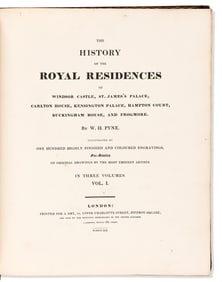 William Henry Pyne. The History of the Royal Residences of Windsor Castle. London: Printed for A.