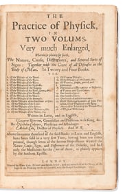 Lazare Riviere. The Practice of Physick. London: Printed by Peter Cole,1658.