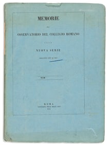 Angelo Secchi, ed. Memorie dell' Osservatorio del Collegio Romano. Rome: Tipografia delle Belle
