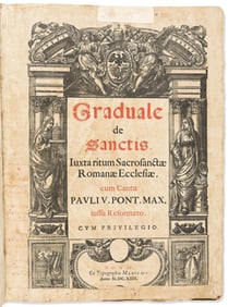 Latin Responsorial Songbook, Gradual. Graduale de Sanctis. Iuxta Ritum Sacrosanctae Romanae