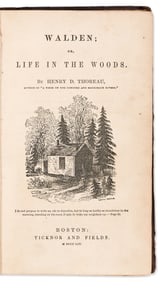 Henry David Thoreau. Walden; or, Life in the Woods. Boston: 1854.Boston: Ticknor and Fields, 1854.