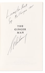 J.P. Donleavy. The Ginger Man, Signed First Edition. Paris: Travellerís Companion Series