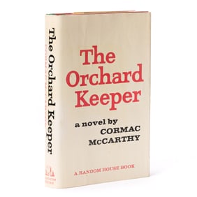Cormac McCarthy. The Orchard Keeper, Inscribed to Sen. Howard Baker Jr. New York: Random House,