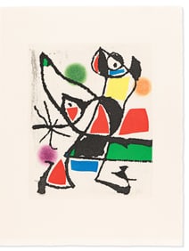 Joan MirÛ, illus. & RenÈ Char. Le Marteau sans MaÓtre. Paris: Le Vent díArles,