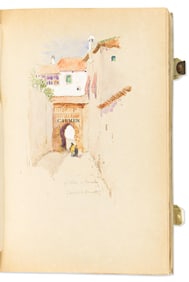 Prosper MÈrimÈe & Edmund Garret, trans. and illus. Carmen, With an Original Watercolor
