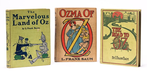 L. Frank Baum. Three Early First Edition Oz Books.