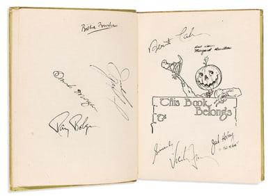 L. Frank Baum. The Magic of Oz, Cast Signed Copy. Chicago: Reilly & Lee Co., 1919.