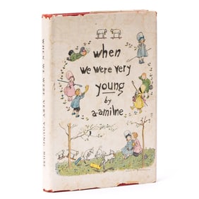 A.A. Milne. When We Were Very Young, Inscribed Copy. [New York]: E.P. Dutton & Co., 1924.