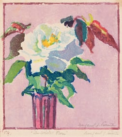 Margaret Patterson (1867-1950) The White Rose, 1921-1950.
